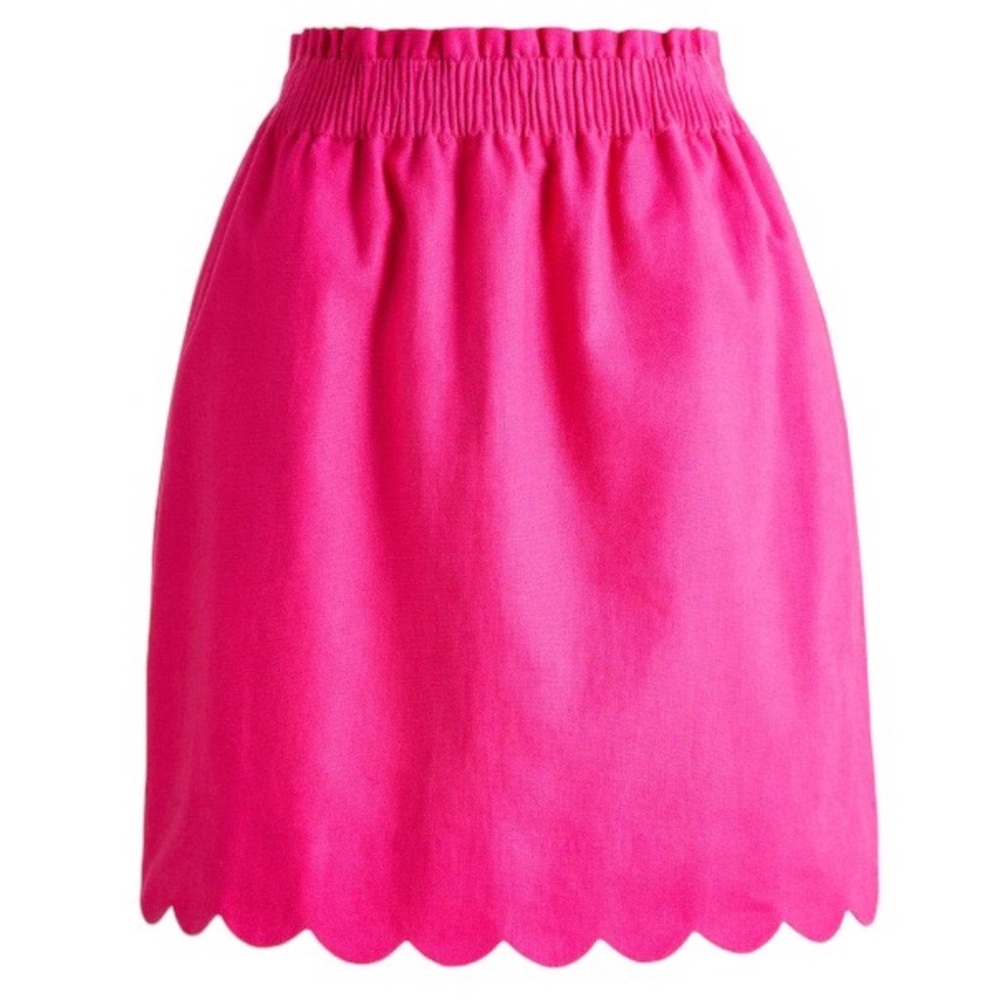 J.Crew skirt  linen blend pink size 2